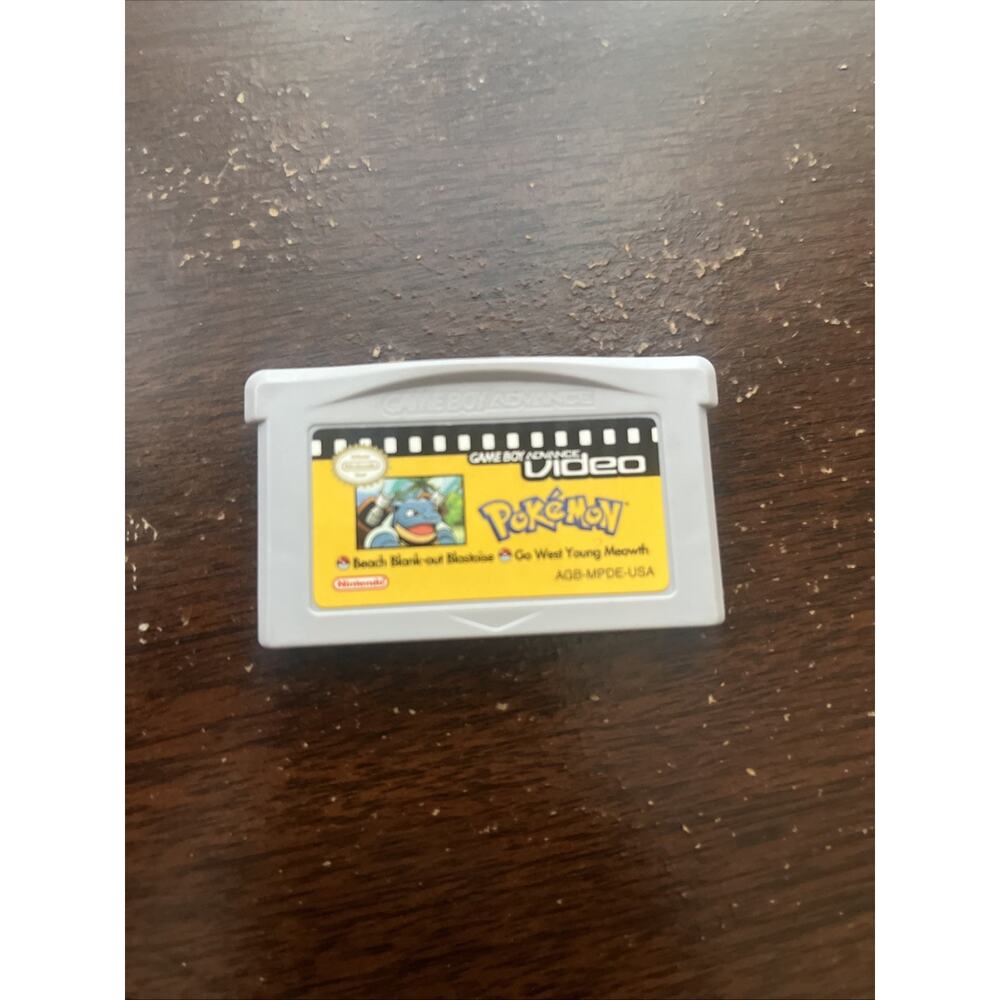 Game Boy Advance Video: Pokémon Beach Blank-Out Blastoise & Go West Young Meowth - Picture 2 of 5
